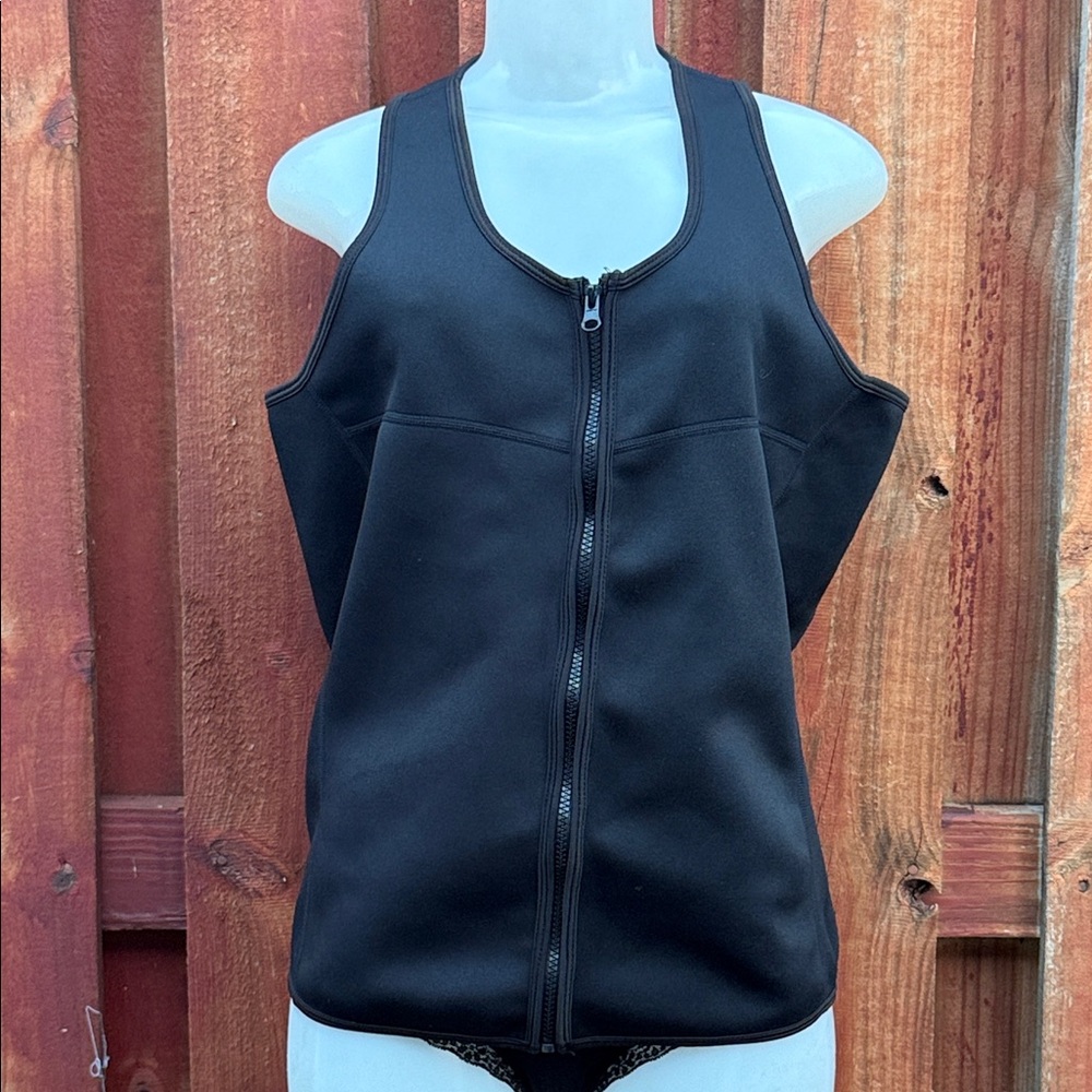 Slim & Trim Black Neoprene Active Top Size XXL